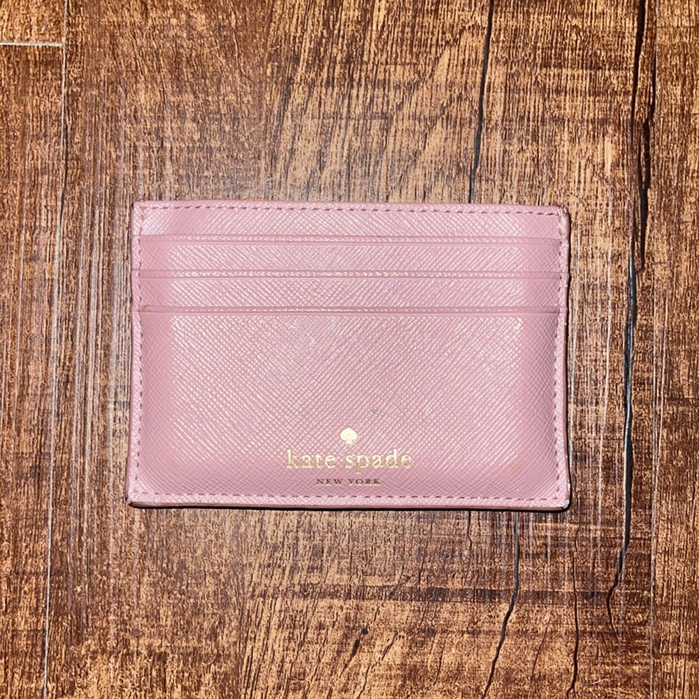 Kate spade glitter card wallet